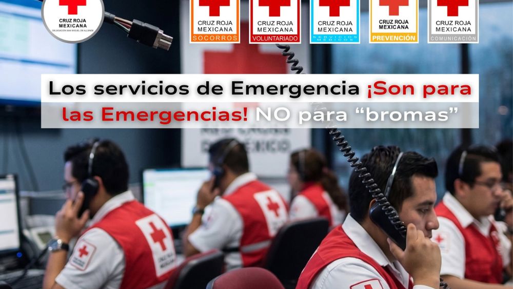 Hacen llamada de broma a Cruz Roja San Miguel de Allende… y puede costar una vida
