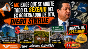 MC pide revisar cuentas del sexenio de Diego Sinhue