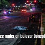 Muere mujer en el bulevar de La Conspiración; al parecer huía cuando volcó en su cuatrimoto. Investigan lo ocurrido