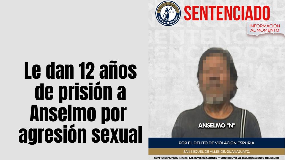 Lo cacharon en el acto y terminó tras las rejas: le dan 12 años de prisión a Anselmo por agresión sexual