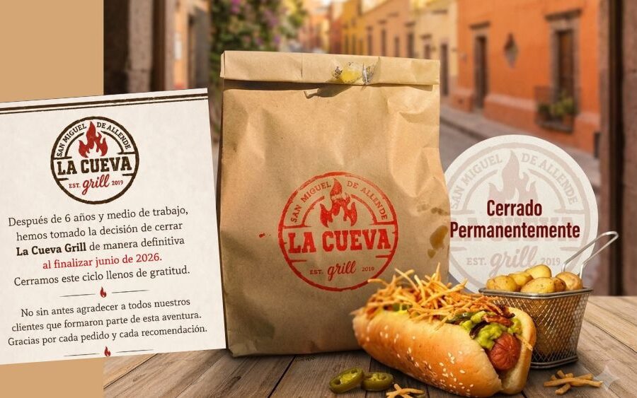 La Cueva Grill apagó los motores de su sabor en San Miguel de Allende ¡gracias por tanto!