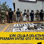 Célula delictiva cae: operaba en Guanajuato y Michoacán; detienen a 10