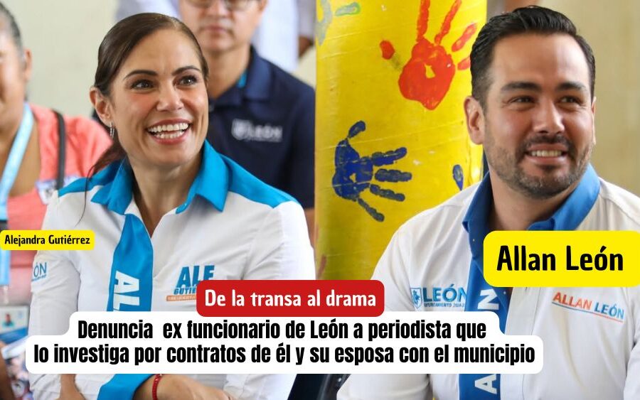 Allan León, ex colaborador de alcaldesa de León, denuncia a reportero por ‘acecho’ tras destape de empresas fachada