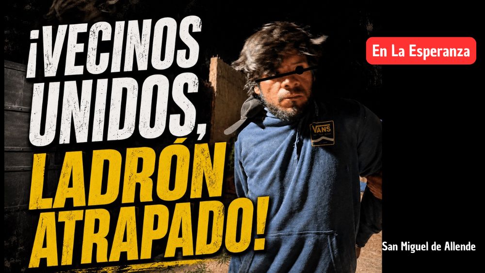 Vecinos de La Esperanza, cansados de los robos, se unen y detienen a ‘El Pelos’ de la San Rafa