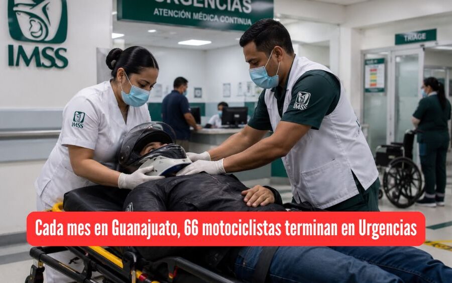 Motociclistas encabezan accidentes en Guanajuato; IMSS atiende 778 casos este 2025…. ¡Y NO PARAN!