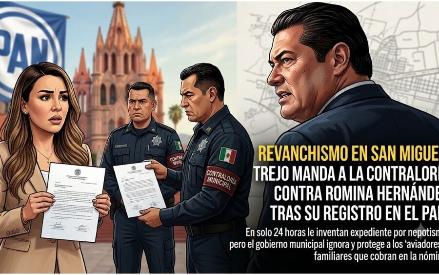 Por registrarse en el PAN; el michoacano Trejo se ‘enmuina’ y le avienta a la Contraloría a Romina