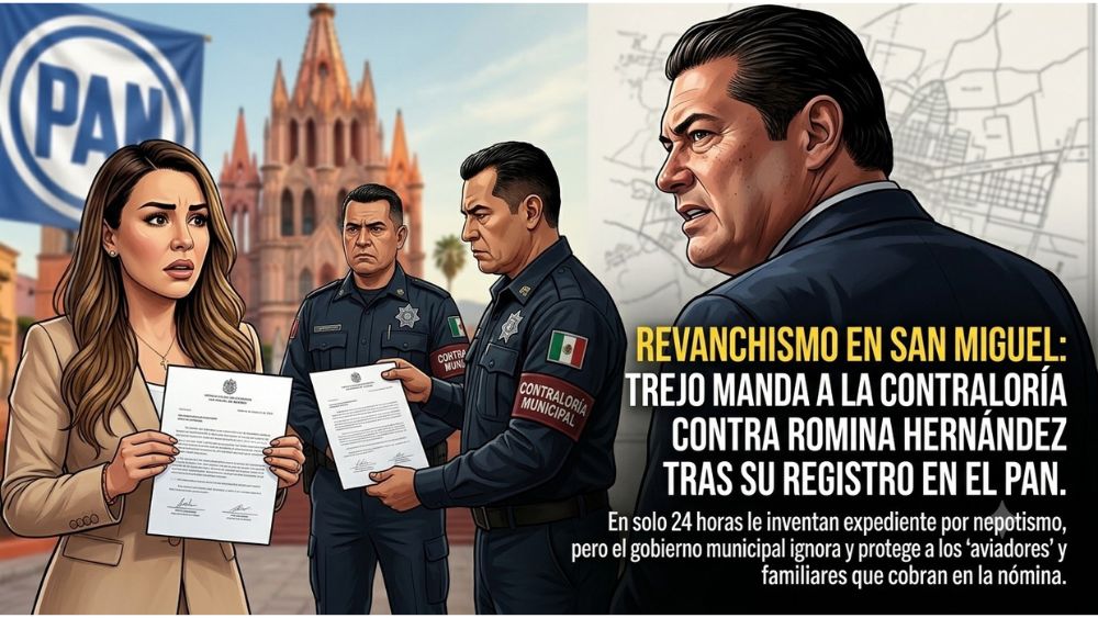 Por registrarse en el PAN; el michoacano Trejo se ‘enmuina’ y le avienta a la Contraloría a Romina