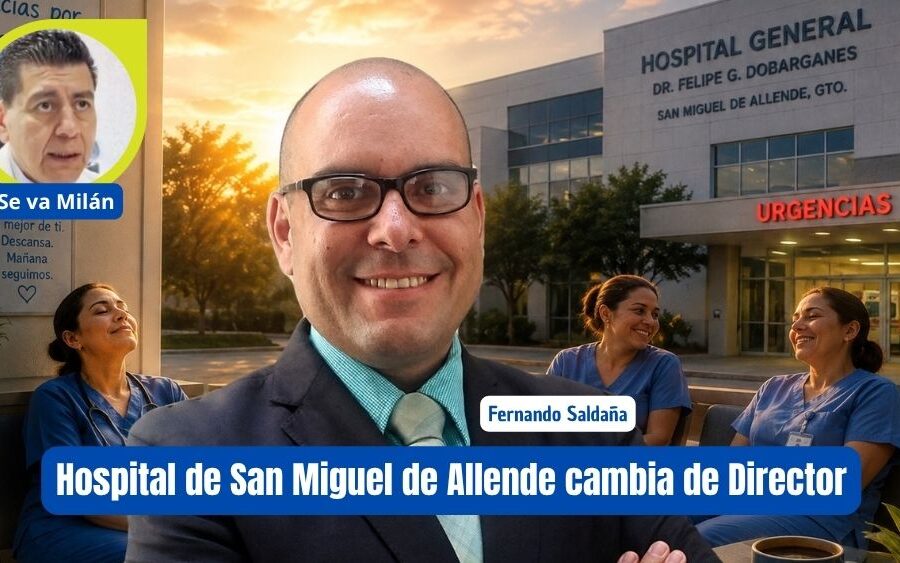 Cambios en el Hospital de SMA: Se va Martín Milán y llega Fernando Saldaña a tomar las riendas