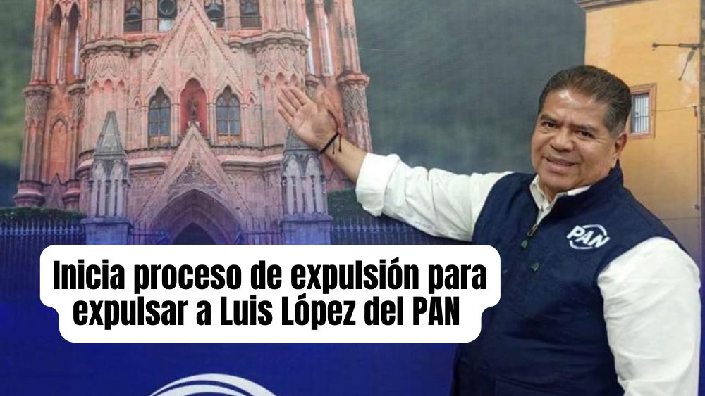Aprueban la expulsión del PAN del  ‘Panista más Priista’ de SMA: Luis López Chávez