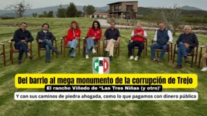 Con los suplentes de los invitados de “lujo” y una casa a la que nadie entró, el michoacano Trejo inauguró por fin, la oficina del PRI