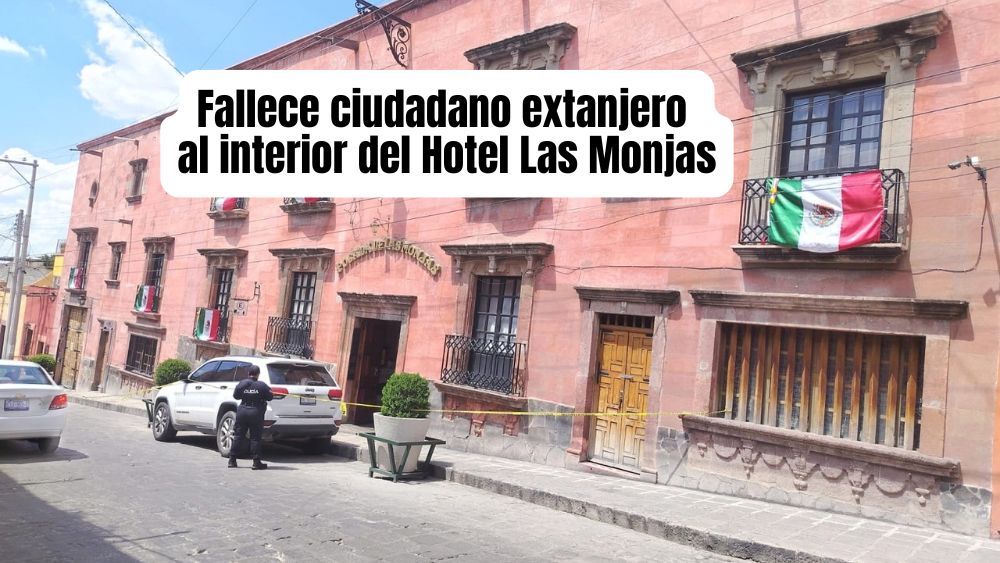 Turista estadounidense muere tras desvanecerse en hotel del centro de San Miguel de Allende