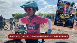 Leandro, el pequeño sanmiguelense que es Campeón Estatal de Ciclismo de Montaña