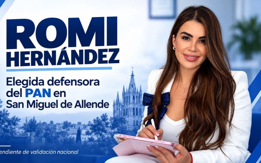 Romi Hernández, elegida por el PAN como defensora en San Miguel de Allende; falta el visto bueno nacional