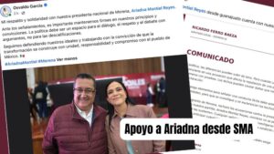 Desde SMA respaldan a líder nacional de Morena tras acusaciones de la gobernadora Maru Campos