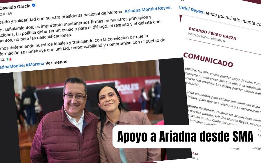 Desde SMA respaldan a líder nacional de Morena tras acusaciones de la gobernadora Maru Campos