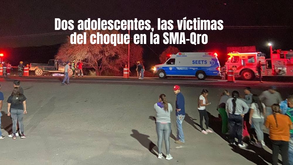 Dos adolescentes, las víctimas del choque de este martes en la carretera San Miguel de Allende -Querétaro