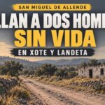 Hallan a dos hombres sin vida en Xote y Landeta, en San Miguel de Allende