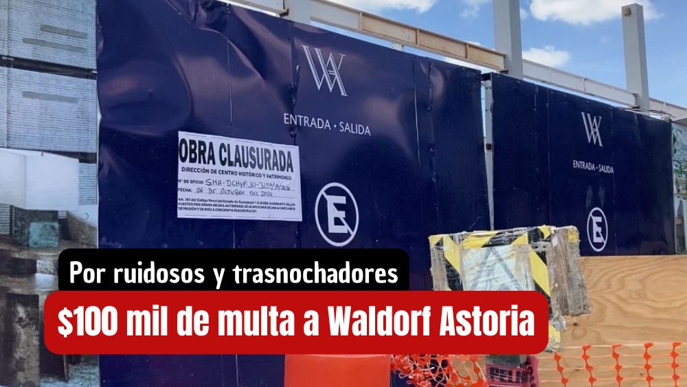 El turno nocturno le salió caro al Waldorf Astoria; dicen lo multarán con $100 mil 178 pesitos