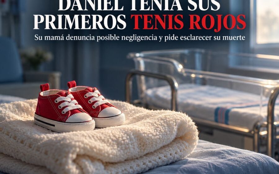 Daniel tenía sus primeros tenis rojos, fueron al hospital a que naciera y sus padres volvieron a casa sin él
