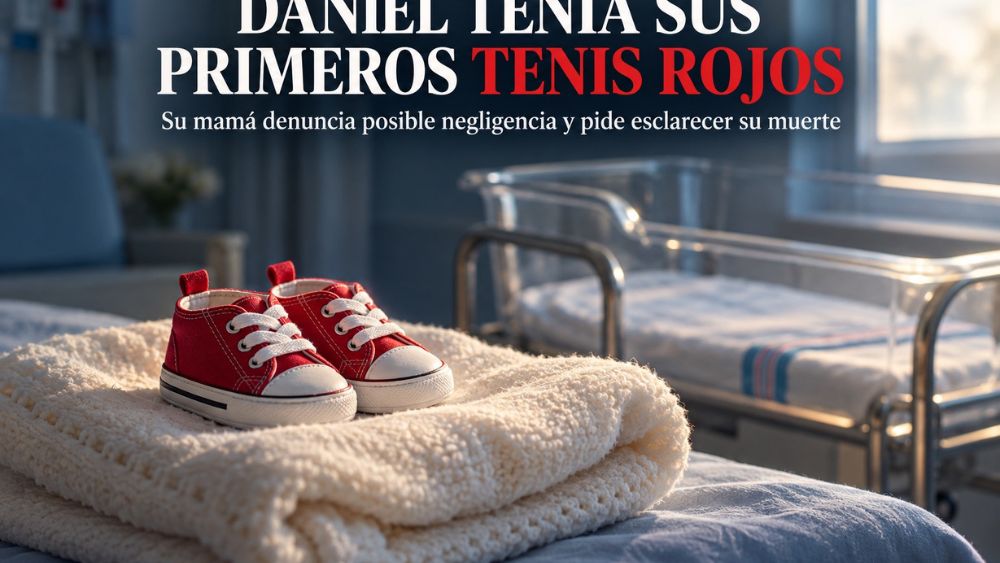 Daniel tenía sus primeros tenis rojos, fueron al hospital a que naciera y sus padres volvieron a casa sin él